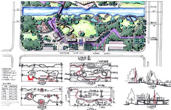 滨水公园、建筑手绘快题设计方案22张-1