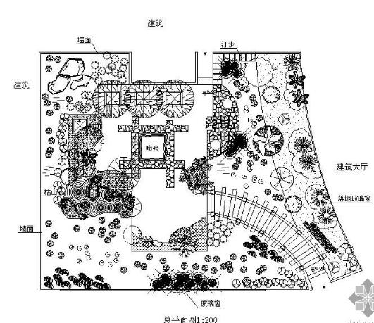 某建筑中庭景观设计-1