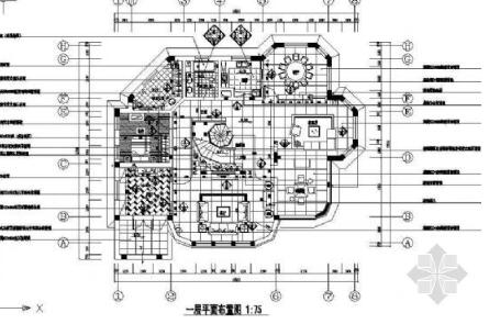 豪华三层别墅施工图-1