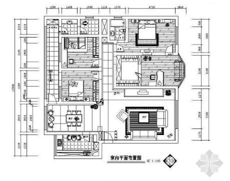 四居室豪华家装装修图-1