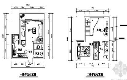 小跃层家装施工图-1