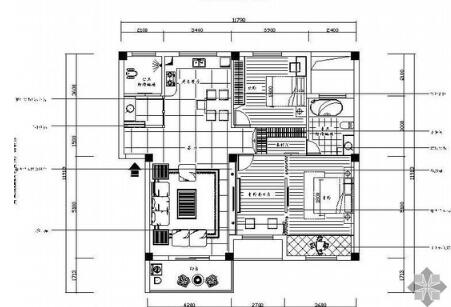 [武汉]三室两厅设计图-1