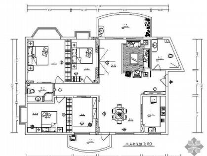 [广东]简约四室两厅设计方案-1