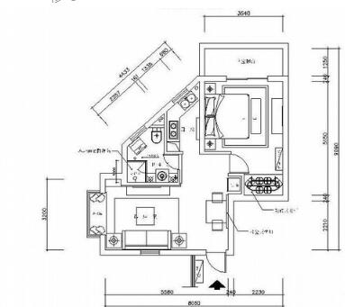 60平米公寓楼设计方案图-1