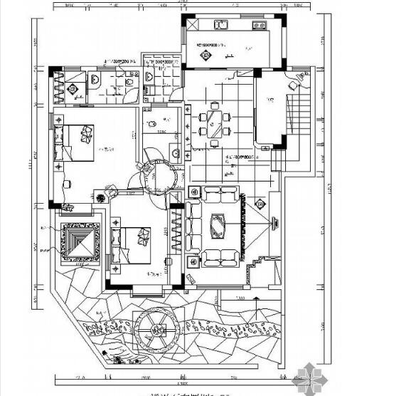 二层别墅设计方案图纸-1