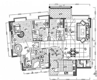 [佛山]四室两厅设计方案-1