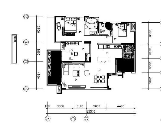 122㎡三室二厅装修图(含实景)-1