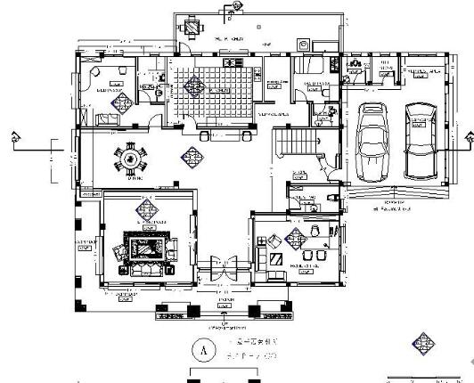 490㎡泰式风格二层别墅装修图-1