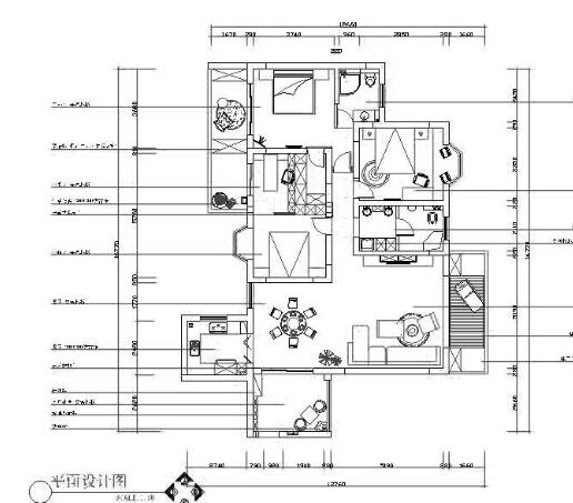 现代风格三室二厅装修图-1