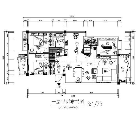 复式样板间装修图(含效果)-1