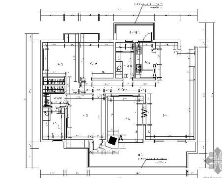 [成都]欧式样板间四居室施工图-1