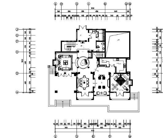 某二层独立别墅室内施工图-1