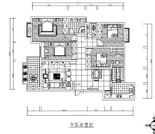 [株洲]现代四居室内设计方案（含效果）-1