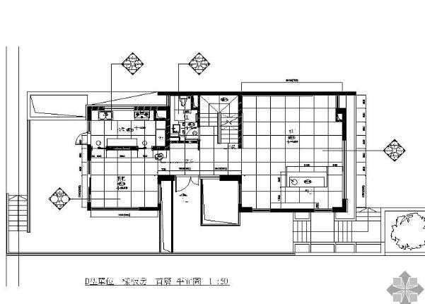 [苏州]D1型别墅样板房施工图-1
