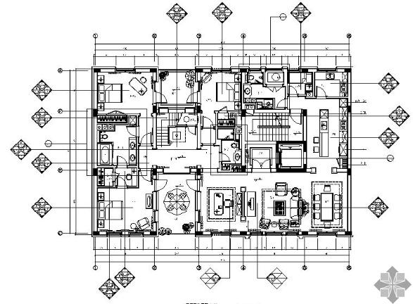 [杭州]精装跃层样板房室内装修图（含效果）-1