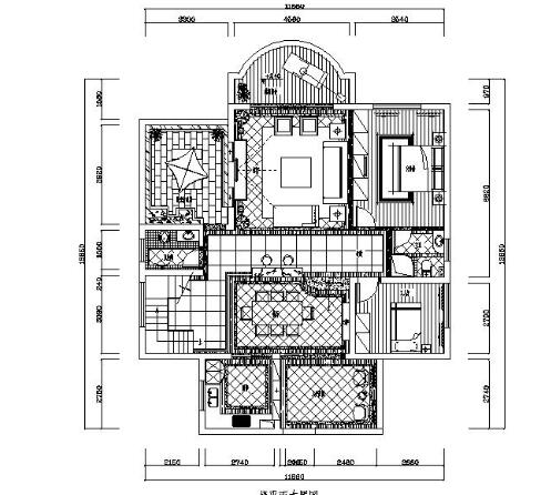 [湖南]欧式新古典二层别墅室内装修图（含效果）-1
