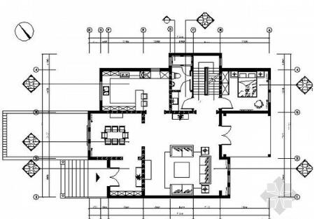[长沙]三层豪宅别墅设计方案图（含效果）-1