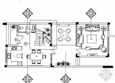 [海南]现代泰式风格三层别墅施工图-1
