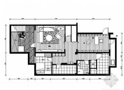 [台湾]某三层住宅室内设计图-1