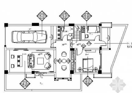 [成都]大都会风格样板间施工图（含效果）-1