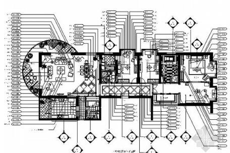 [上海]200㎡四居样板房施工图（含实景）-1