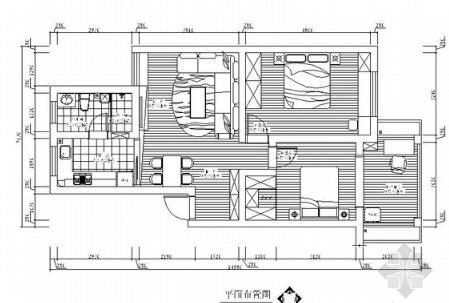 [株洲]现代简约两室一厅装修图-1