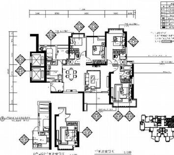 [广州]某花园洋房五居室全套施工图-1