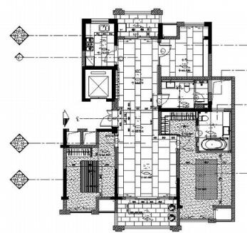 [绍兴]某居民小区三居室样板房概念室内设计图（含示意图...-1