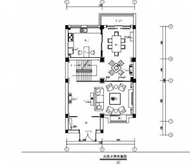[丹阳]环境舒适小区三层别墅室内装修图（含效果）-1