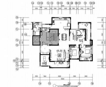 [长春]高端繁华经济中心住宅区跃层四居室装修图-1