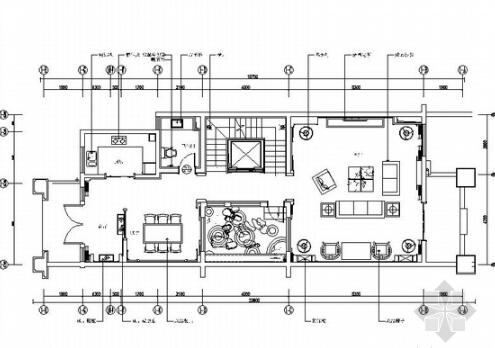 [江苏]新中式三层别墅装修设计施工图（含效果）-1