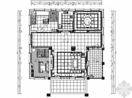 [福建]豪华现代风格私人别墅室内装修施工图-1