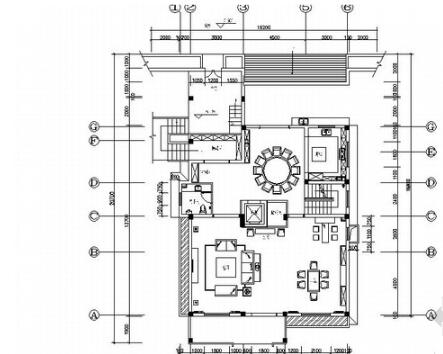 [浙江]园林城市新中式三层别墅样板间装修施工图（含效果...-1