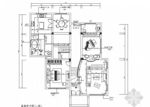 [江苏]精品豪华大宅纯净色彩美式古典风格独栋别墅室内装...-1