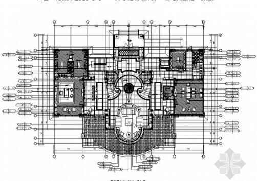 [福建]豪华古典欧式风格酒店式公寓装修室内设计施工图（...-1