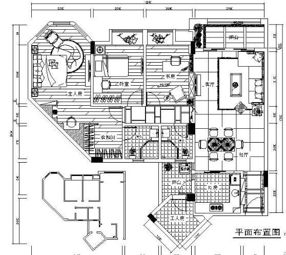 [香港]某三居室施工图-1