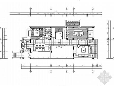 [福建]380平简约现代风格两层别墅施工图（含高清实景...-1