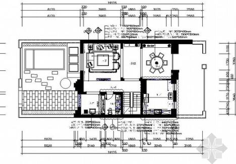 [原创]上市设计公司设计新中式联排别墅室内施工图（含意...-1