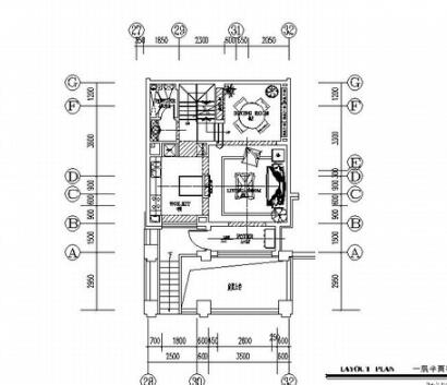 [辽宁]浪漫欧式风格两层别墅样板房室内装修施工图（含实...-1