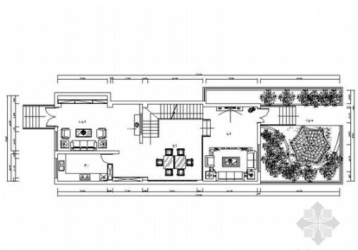 [沈阳]CBD商务区中心现代中式三层别墅装修图（含效果）-1