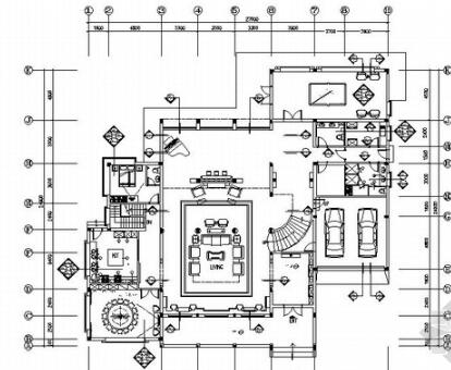 [福建]中式5层温馨典雅别墅室内设计CAD施工图-1