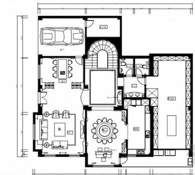 [福州]主题公园精品欧式四层别墅CAD装修图（含效果）-1