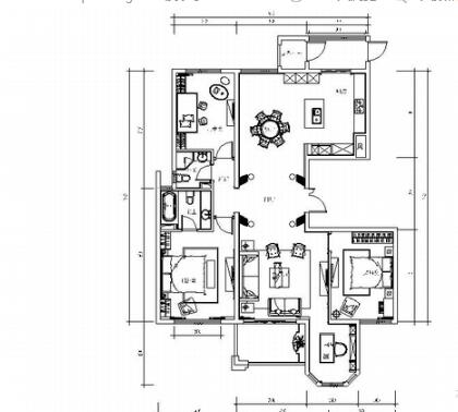[温州]低调奢华欧式风格四居室样板间装修图（含效果）-1