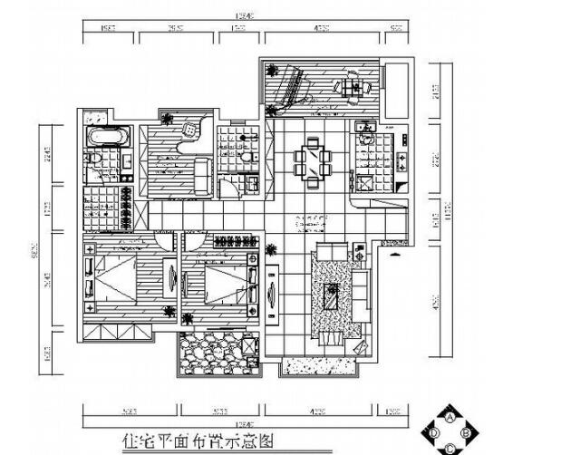 [南昌]简欧式三居室装修图（含效果图）-1