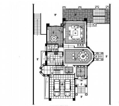 [南京]优雅豪华时尚复式住宅室内设计全套施工图（含物料...-1