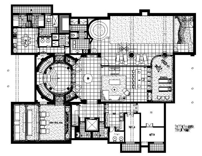 [北京]法式古典贵族风格别墅室内设计施工图-1