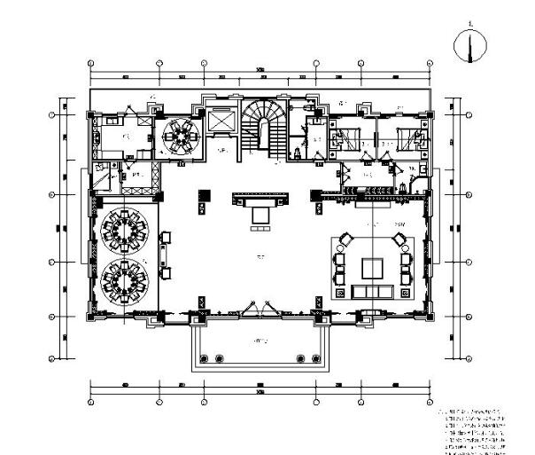 新中式奢华别墅装修设计施工图（含效果图）-1