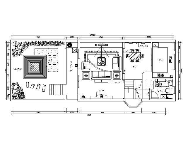 一套欧式风格别墅设计CAD施工图（含效果图）-1