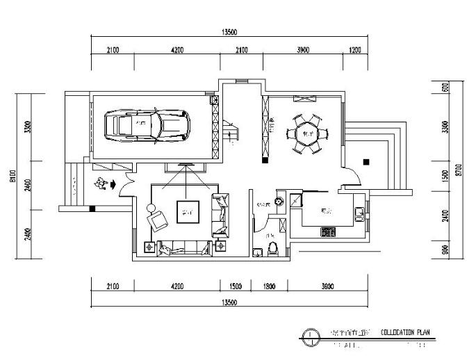 欧式风格独栋别墅设计整套CAD施工图（含效果图）-1