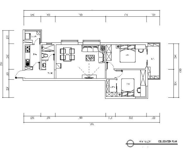 田园风格样板小屋设计CAD施工图（含效果图）-1